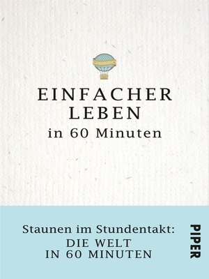 cover image of Einfacher Leben in 60 Minuten